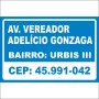 Av.vereador adelício gonzaga bairro :urbis iii cep:45.991-042